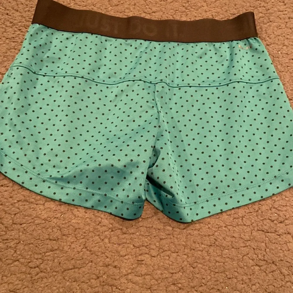 Nike Running Shorts Size Small Polka Dot Just Do It Swoosh